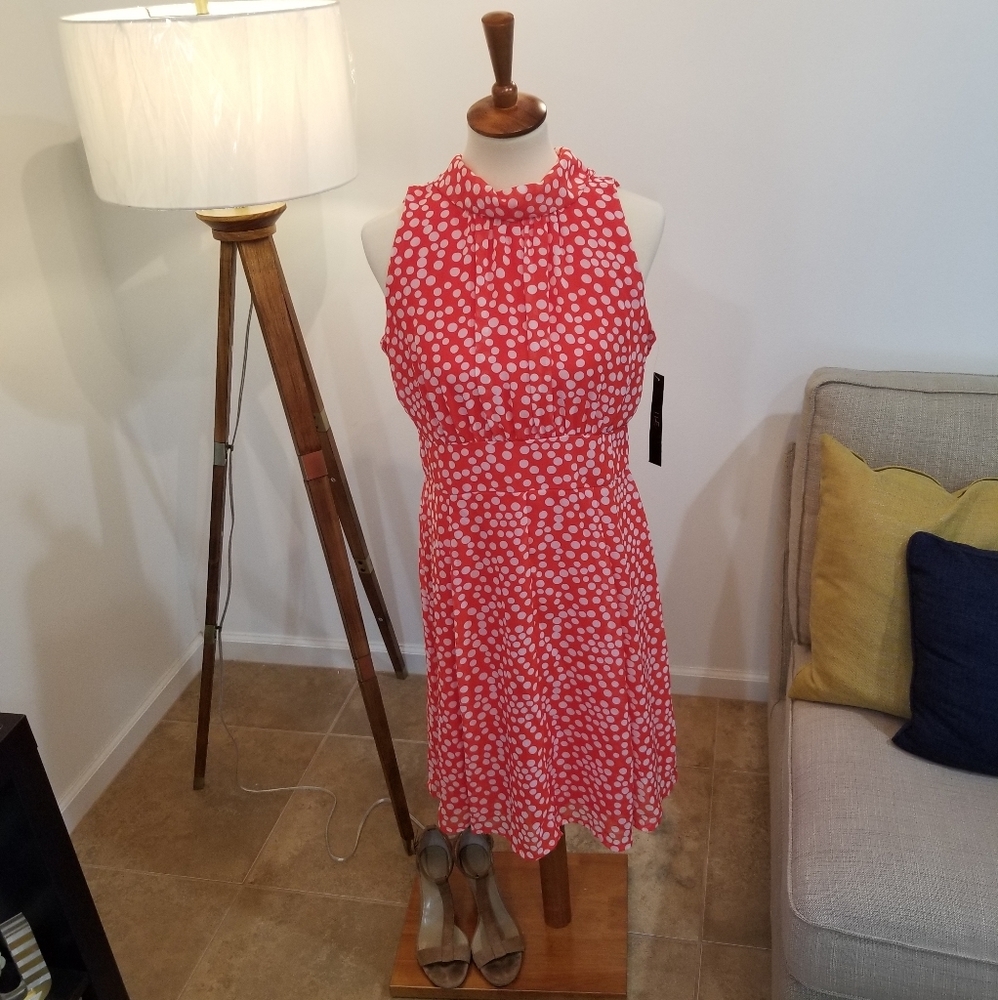 I LE Red polkadot dress - Picture 3 of 8